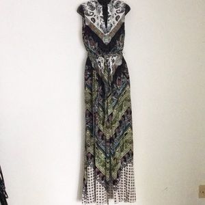 Alice + Olivia Multicolor Maxi Dress